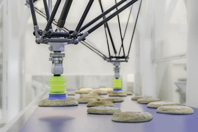 Movimentazione e sistema di visione integrato per riempimento scatole o carico flowpack di prodotti alimentari Movimentazione e sistema di visione integrato per riempimento scatole o carico flowpack di prodotti alimentari